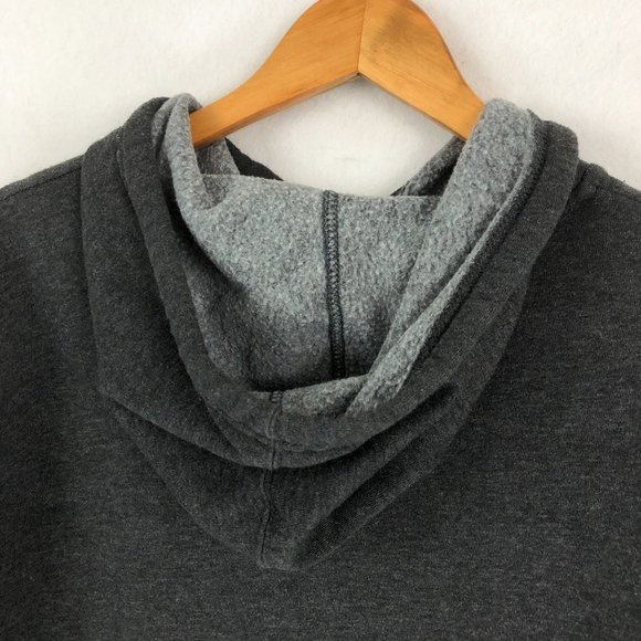 In N Out Burger Size Small Dark Grey Long Sleeve Logo Front Pullover Hoodie - Picture 3 of 9